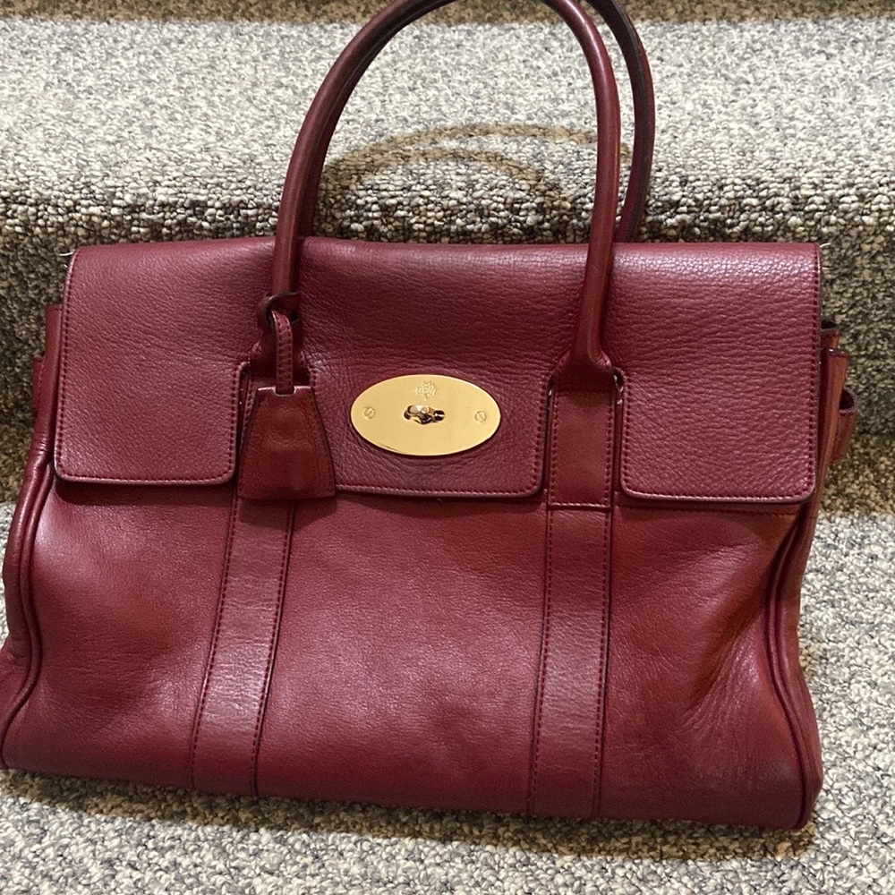 Mulberry bayswater in burgundy
